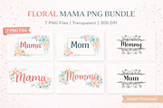 Floral Mama Monogram PNG Bundle, an Object Graphic by MIRoots Design Studio (Thumbnail 1 of 4)