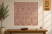 Modern Geometric Wall Art SVG, an Object Graphic by DreamCafeArt (Thumbnail 2 of 4)