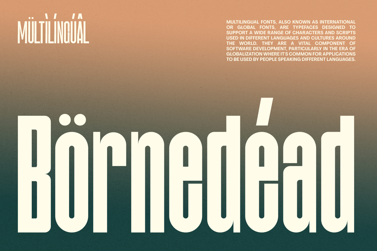 Gendar - Condensed Font Family, a Sans Serif Font by Pandeka Studio (Photo 12 of 12)
