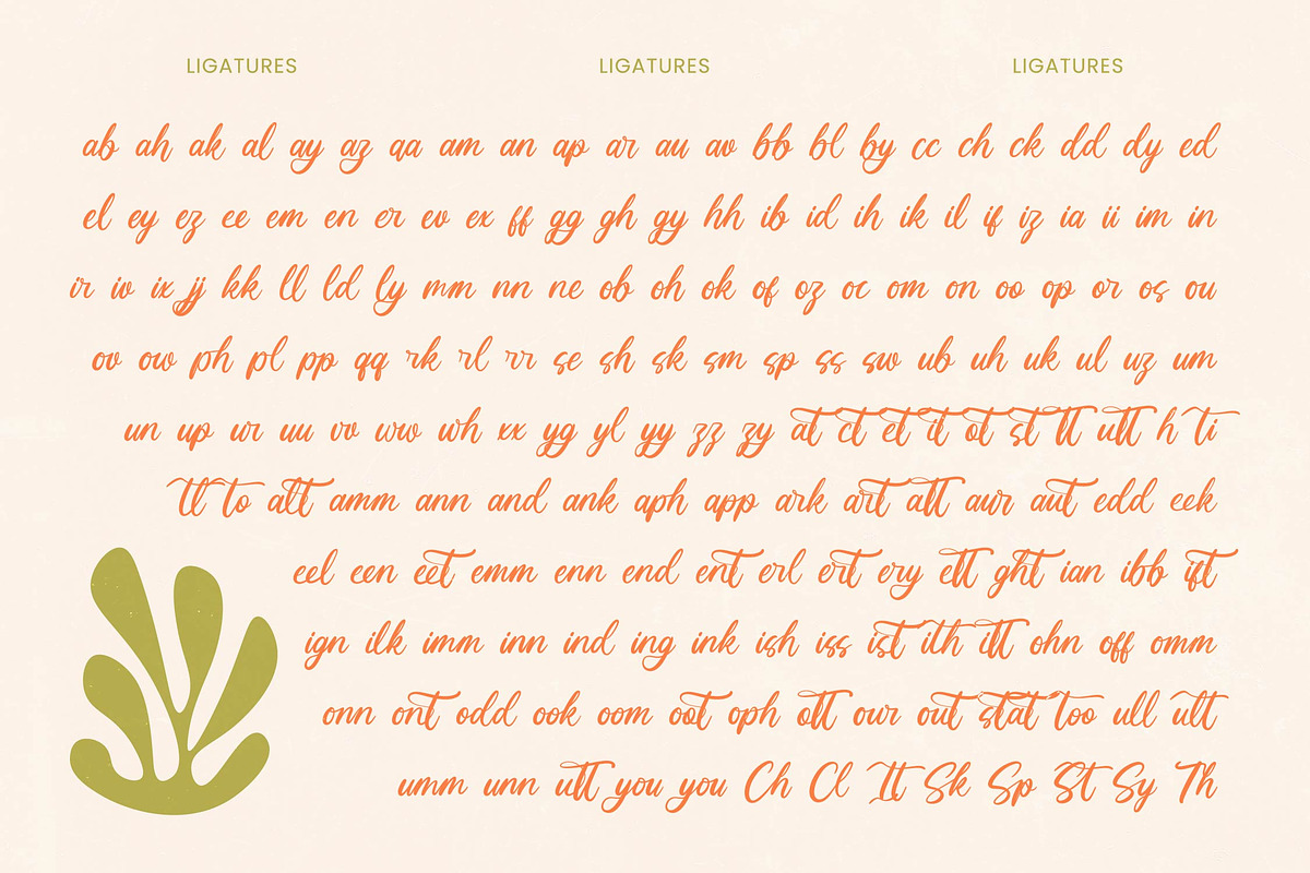 Make Unique Bold Calligraphy Font, a Script Font by Letterena Studios Script (Photo 10 of 20)