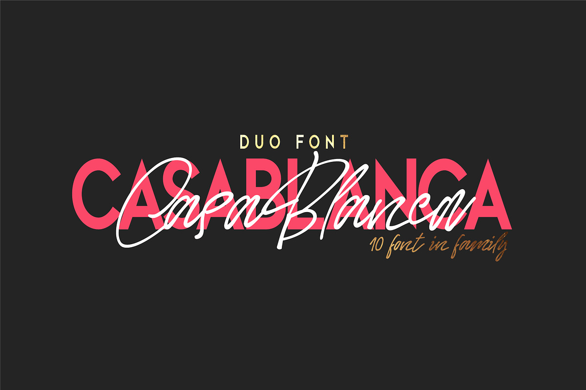 Casablanca. Font Duo