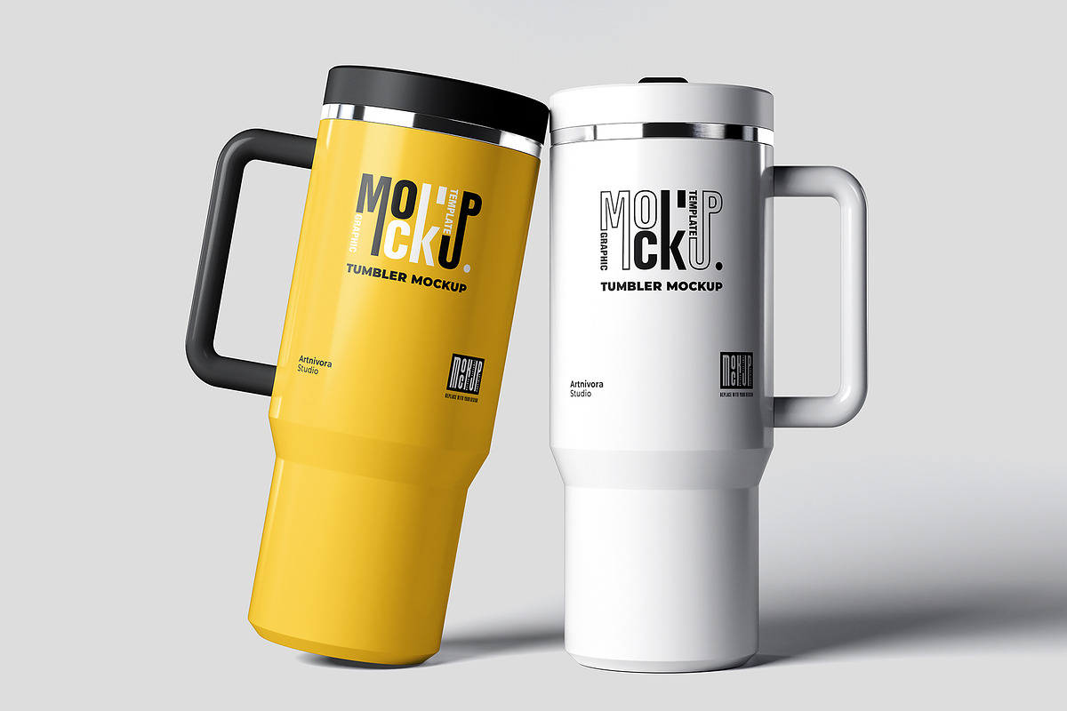 Tumbler Mockup Sets, a Cups & Container Mockup by Artnivora.Std (Photo 2 of 4)