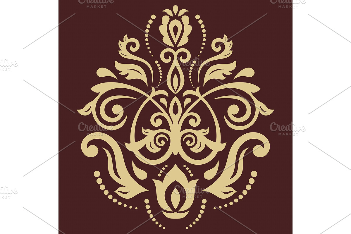Orient Abstract Vector Pattern, a Decorative Illustration by FineArtStudio