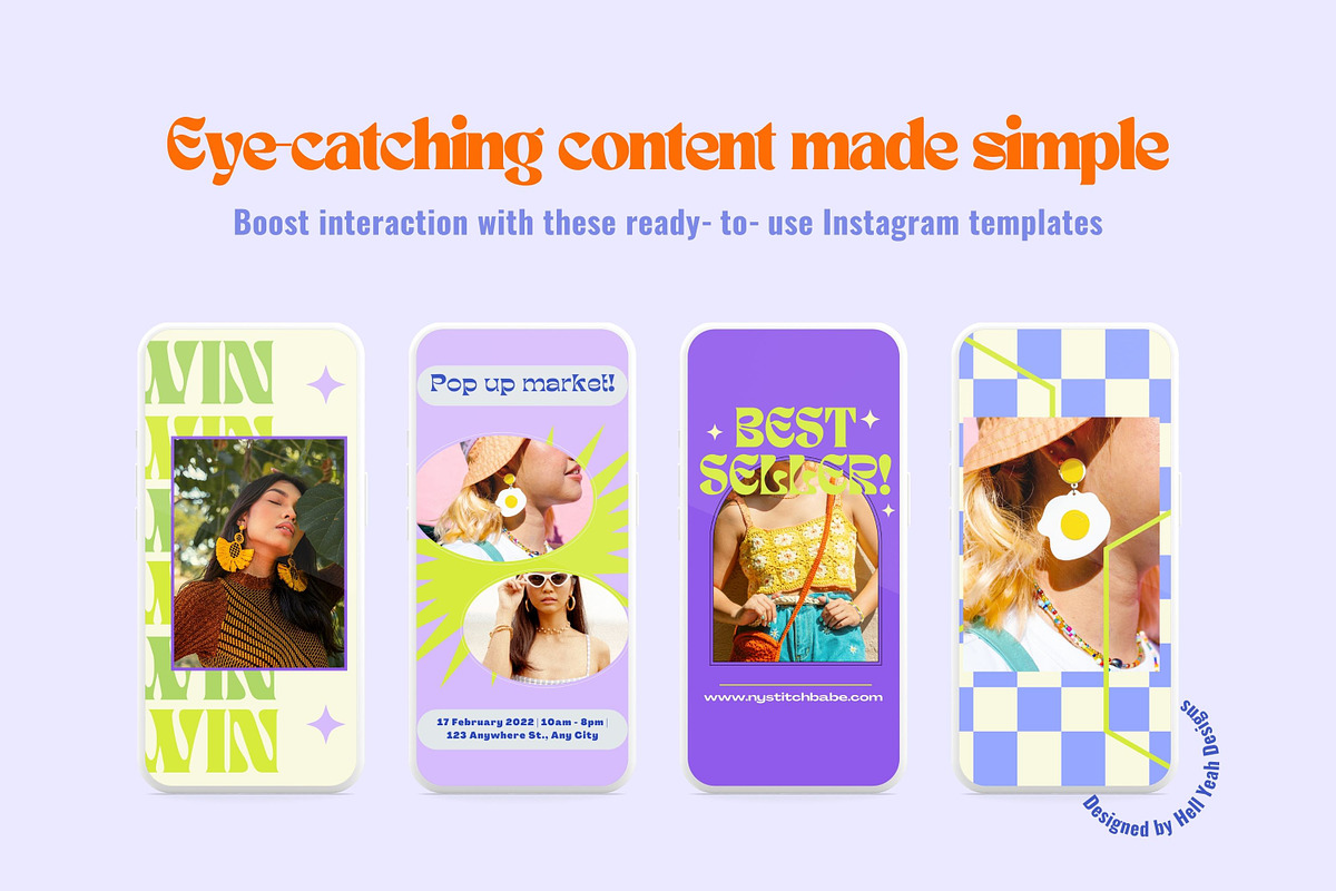 Funky & Vibin Branding Starter Kit, a Branding & Logo Template by Hell Yeah Designs (Photo 15 of 16)