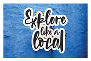 Wild Wanderlust Font Set, a Script Font by theinkaffair (Thumbnail 7 of 10)