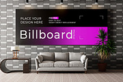 Indoor Billboard Mockup, an Advertising Mockup by Artlogs x Modaldesain (Thumbnail 4 of 4)