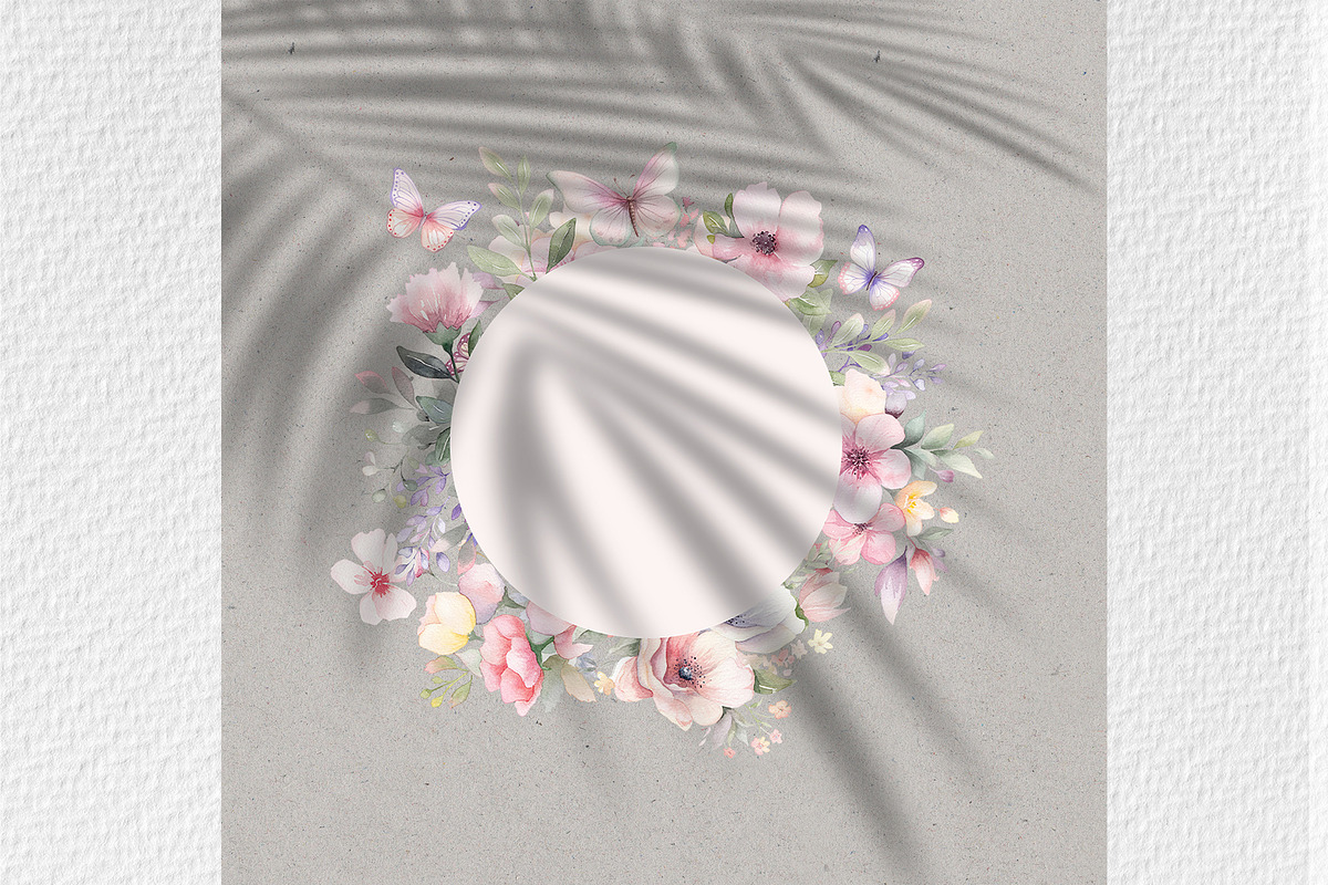Watercolour Butterflies and Flowers, an Illustration by Lemon design (Photo 7 of 17)