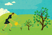 Business Concepts Bundle 06 Women, a Person Illustration by retrorocket (Thumbnail 13 of 16)