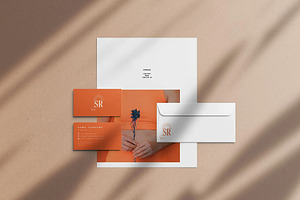 Minimalist Stationery Mockup, an Advertising Mockup by Se٧enStudio