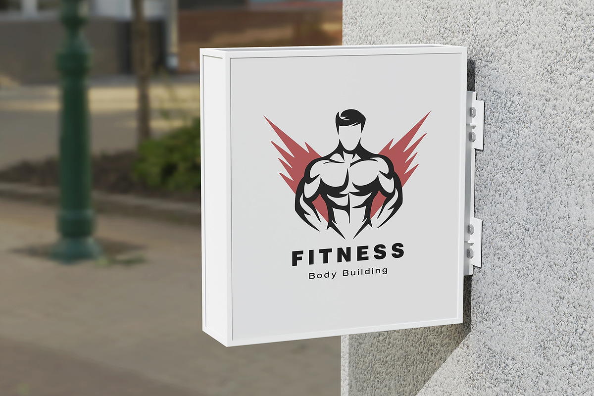 Modern Fitness & Gym Logo Template, a Branding & Logo Template by YUDesignStore (Photo 7 of 8)