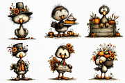 Quirky Thanksgiving Turkey PNG, a Seasonal Illustration by Craft Nest (Thumbnail 4 of 5)