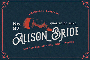 The Bhortead - Vintage Stamp Font