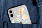 Zero Waste Eco stickers set, a Decorative Illustration by Sabina_Ava (Thumbnail 4 of 5)