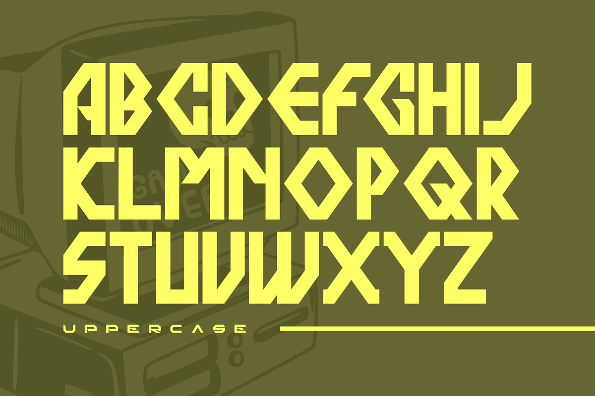 Boxy Tube, a Sans Serif Font by asfgraphics (Photo 2 of 8)