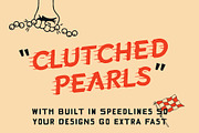Clutched Pearls | Hand Drawn Font, a Handwritten Font by Off The Rack © (Thumbnail 1 of 6)