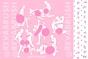 Procreate Male pose anatomy brushes, a Brush Add-On by Revabrush (Thumbnail 4 of 6)