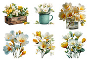 Freesia Flowers Clipart, an Illustration by Designworld (Thumbnail 3 of 8)