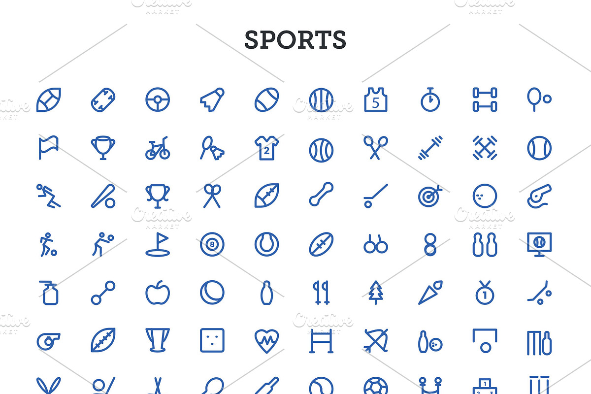 5000+ Bold Outline Icons Bundle, an Outline Icon by Vectors Market (Photo 9 of 11)