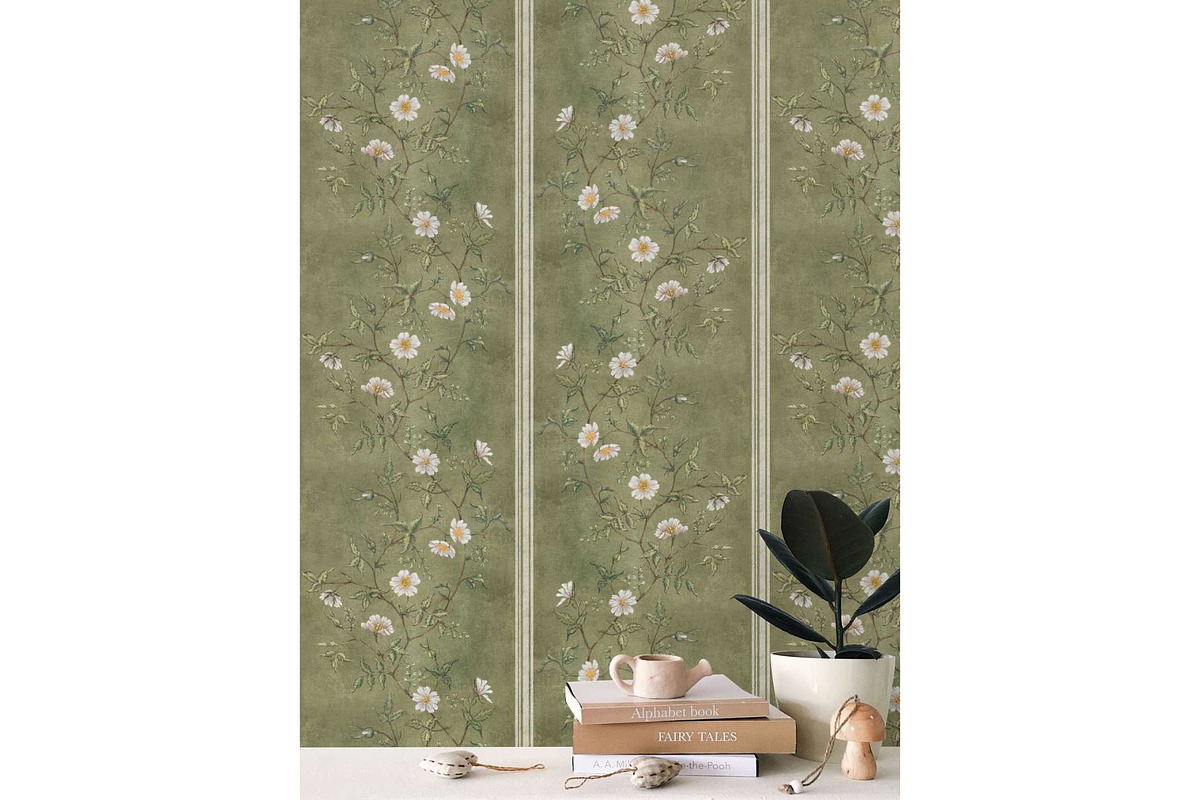 English Rose Garden Seamless Pattern, a Pattern Graphic by MouseGrey (Photo 11 of 13)