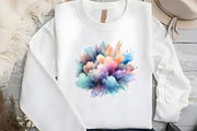 Watercolor Paint Splatter Clipart, an Illustration by DreamCafeArt (Thumbnail 6 of 7)