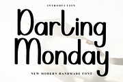Darling Monday, a Script Font by InermediaSTUDIO (Thumbnail 1 of 8)