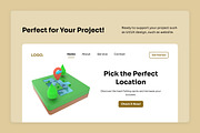 Fishing 3D Icon Set Outdoor Adventur, a Work Illustration by twinstd (Thumbnail 4 of 6)