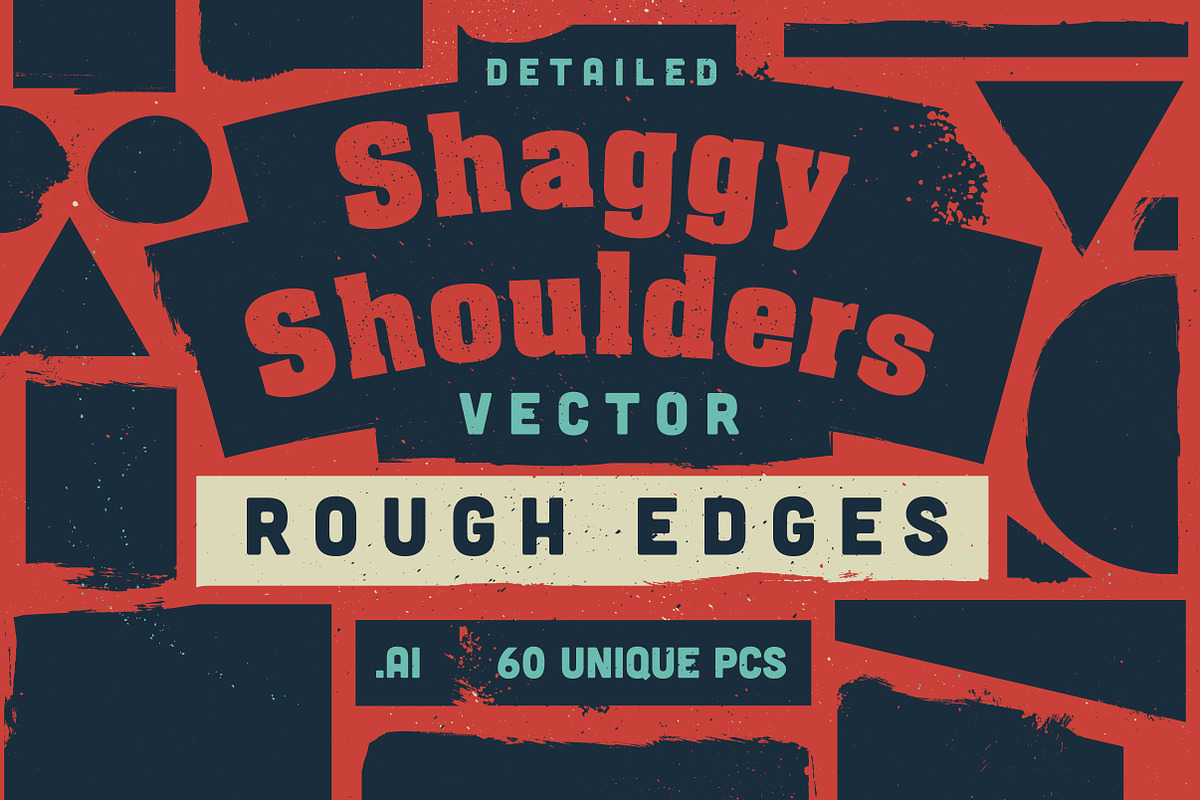 Shaggy Shoulders Vector Shapes, an Object Graphic by MarkieAnn Creative (Photo 1 of 4)