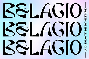 Belagio A Display Font