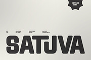 Satuva - Family Sans Serif Font, a Sans Serif Font by Flawless And Co (Thumbnail 1 of 10)