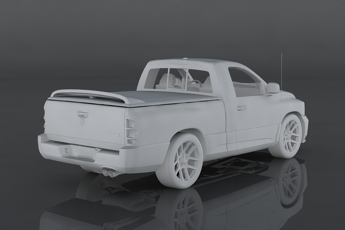 Dodge Ram, a Cars & Vehicle 3D Model by valtriiu (Photo 7 of 12)