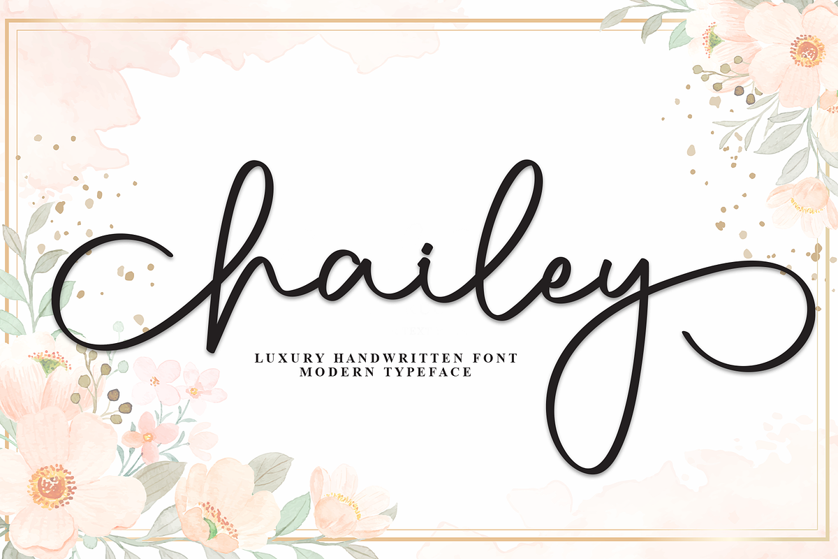 Hailey | Script Font, a Handwritten Font by Scratchones (Photo 1 of 9)