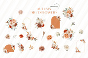 Terracotta Floral Pampas Clipart, an Illustration by Sunflower Day Love (Thumbnail 4 of 4)