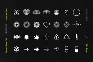 Abstract Shape Pack 150 Icons!