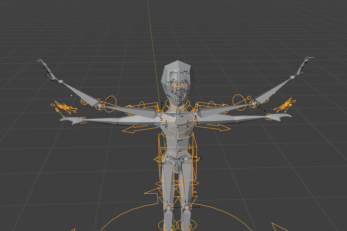 Obsidian 3D Humanoid, a Characters & Person 3D Model by MoniGarr (Photo 4 of 6)