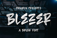 Blezer Clean Brush Font