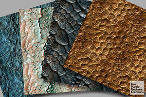 Alien Monster Skin Scales Texture