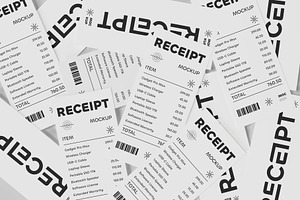 Receipt Mockup