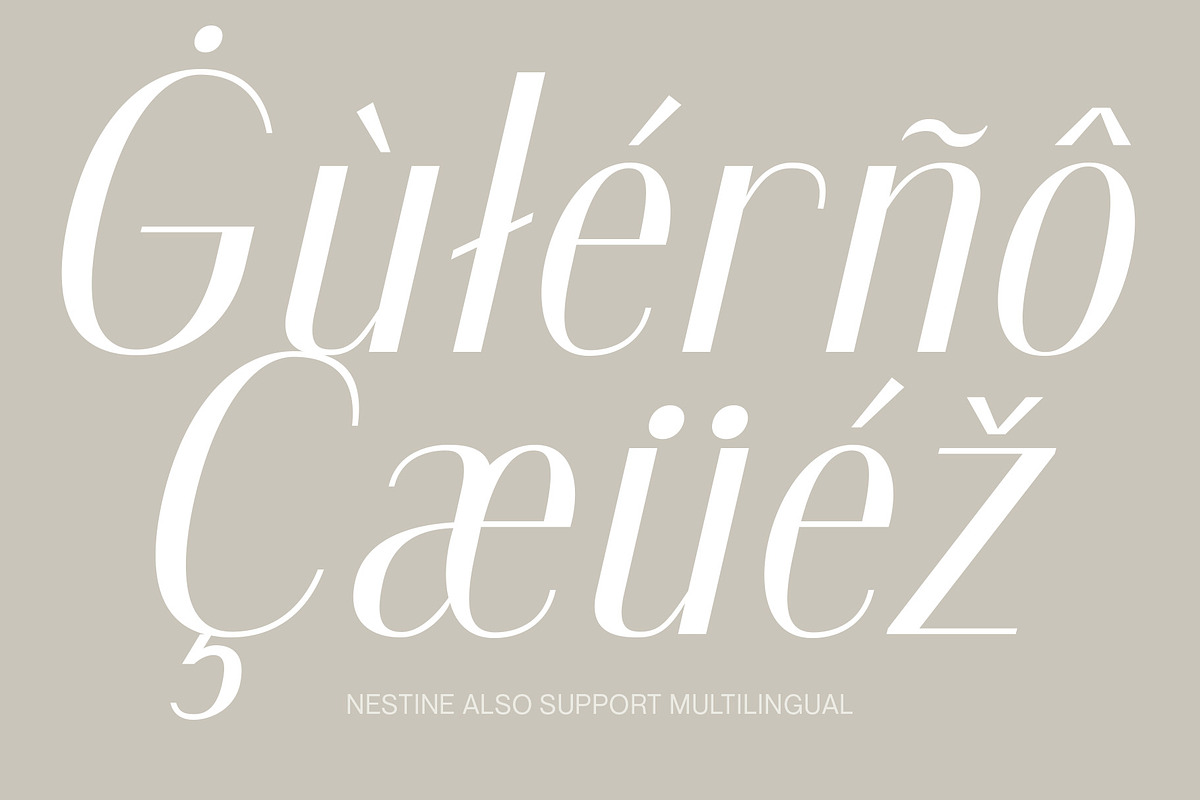 Nestine – Elegant Sans Serif, a Sans Serif Font by Craft Supply Co. (Photo 5 of 8)
