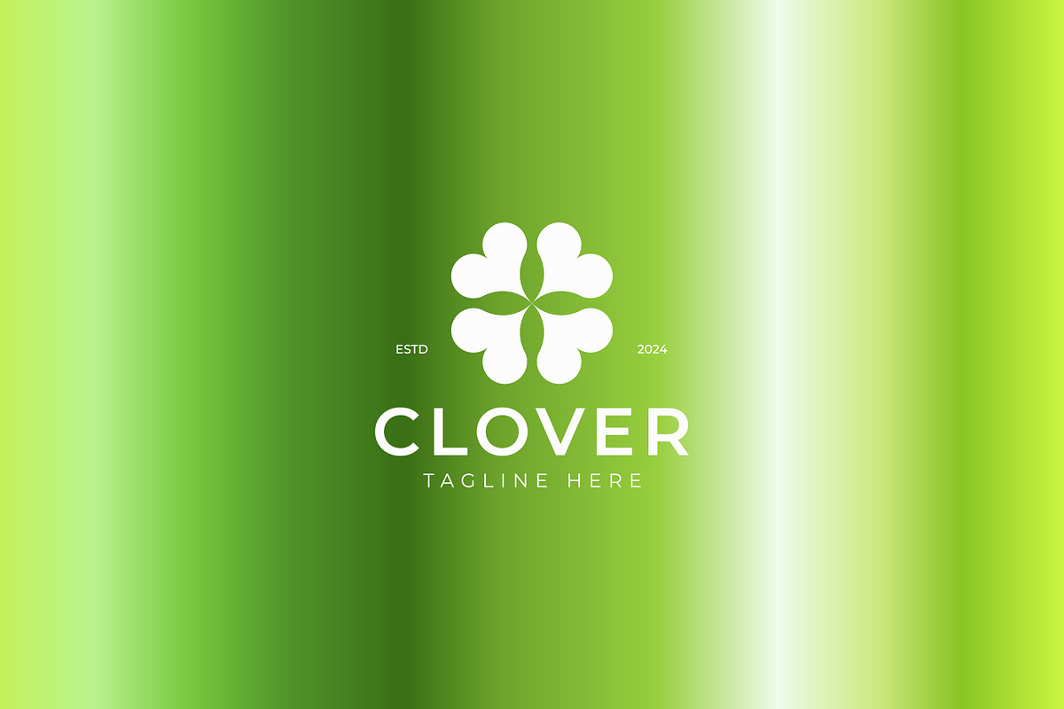 Modern Clover Logo Green Fresh Luck, a Branding & Logo Template by Signatoro (Photo 3 of 3)
