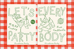 Hand Drawn Christmas SVG Bundle