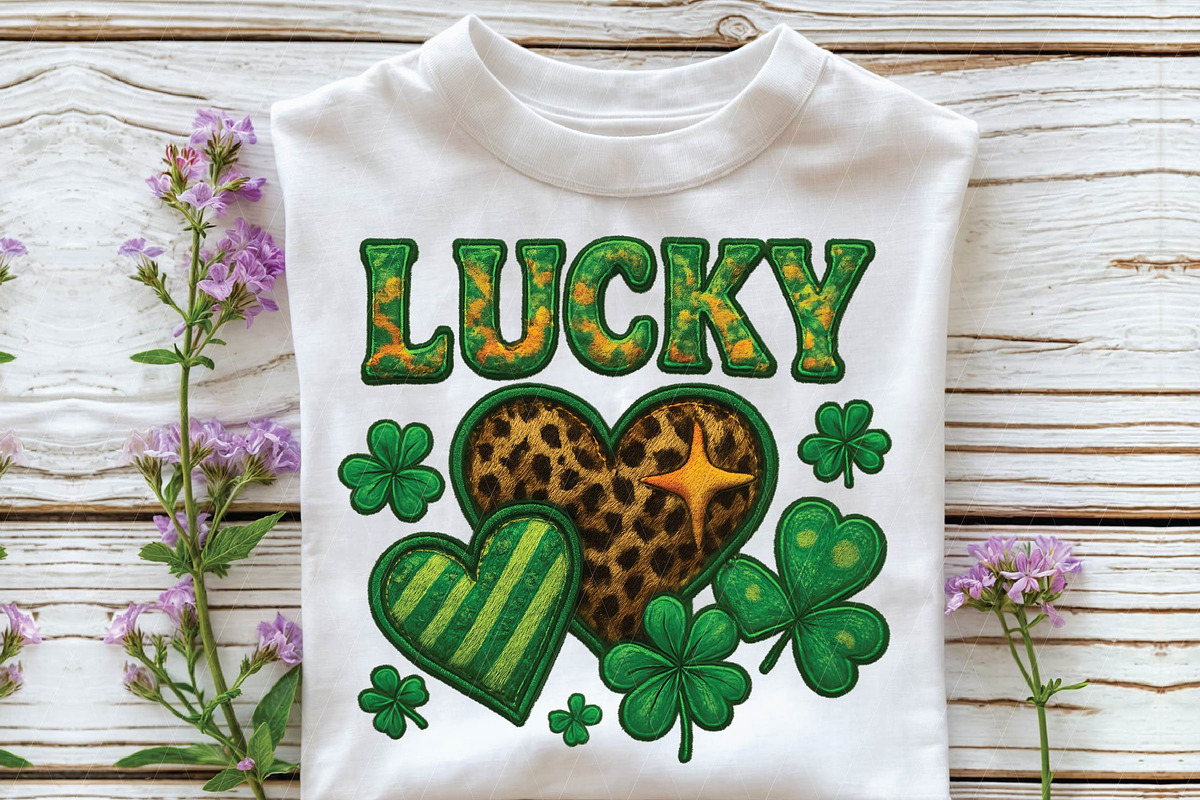 Lucky St. Patrick's Day Hearts Png, an Illustration by DreamPrint404 (Photo 4 of 6)