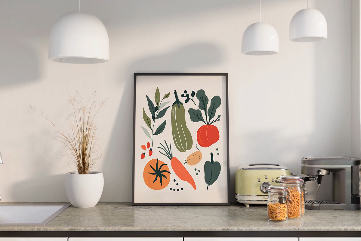 Frame Video Mockup Kitchen PSD, an Advertising Mockup by Drava Mockup (Photo 2 of 6)