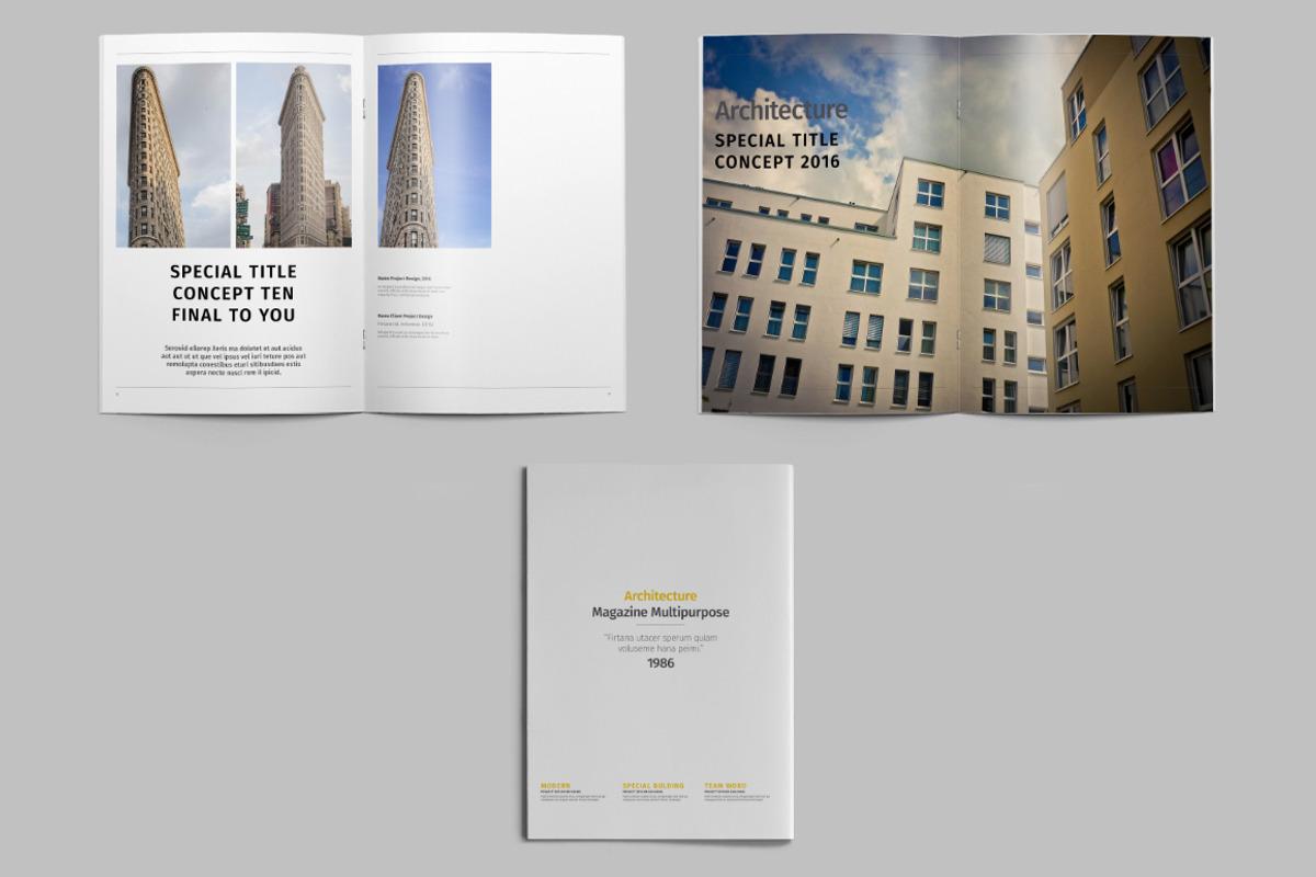 Architecture Magazine, a Magazine Template by Firtana (Photo 9 of 12)