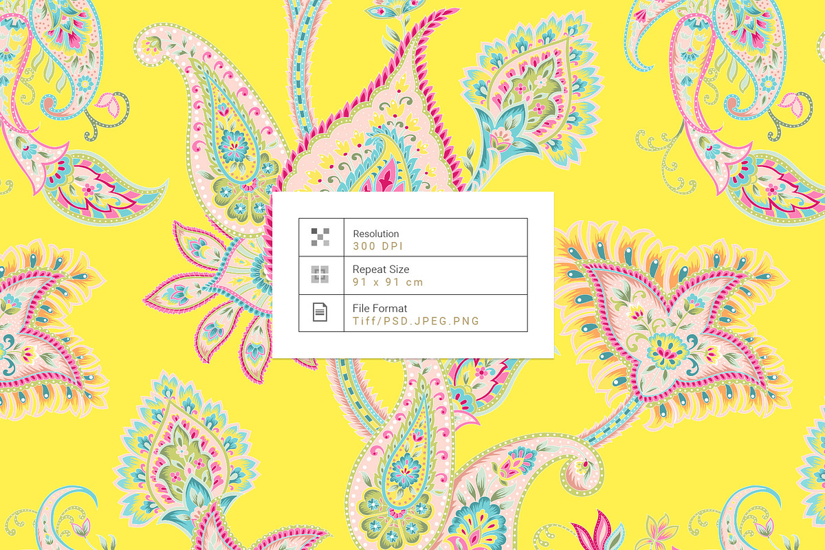 Persian Pink Paisley luxury Patterns, a Graphic by TSTUDIO (Photo 4 of 12)