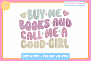 Books - Machine Embroidery Design, a Pattern Graphic by Thread Tech Aus (Thumbnail 1 of 4)