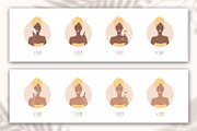 Gua Sha face massage collection, an Illustration by KeronnArt (Thumbnail 5 of 10)