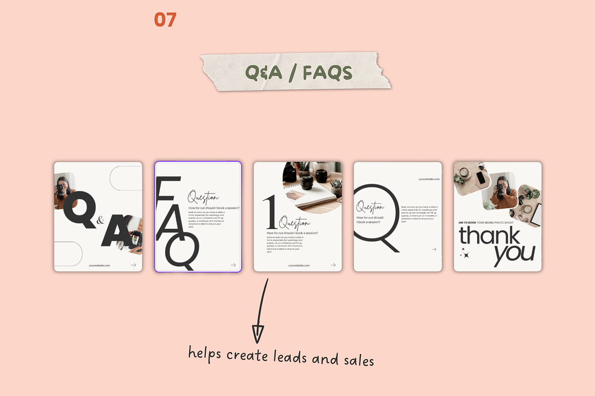 54 Instagram Carousel Templates, a Social Media Template by Ivory Mix (Photo 4 of 13)