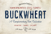 Buckwheat Opentype SVG Fonts, a Handwritten Font by Tom Chalky (Thumbnail 1 of 8)