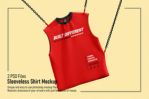 Sleeveless Shirt Mockup, a Shirt Mockup by Custom.scene