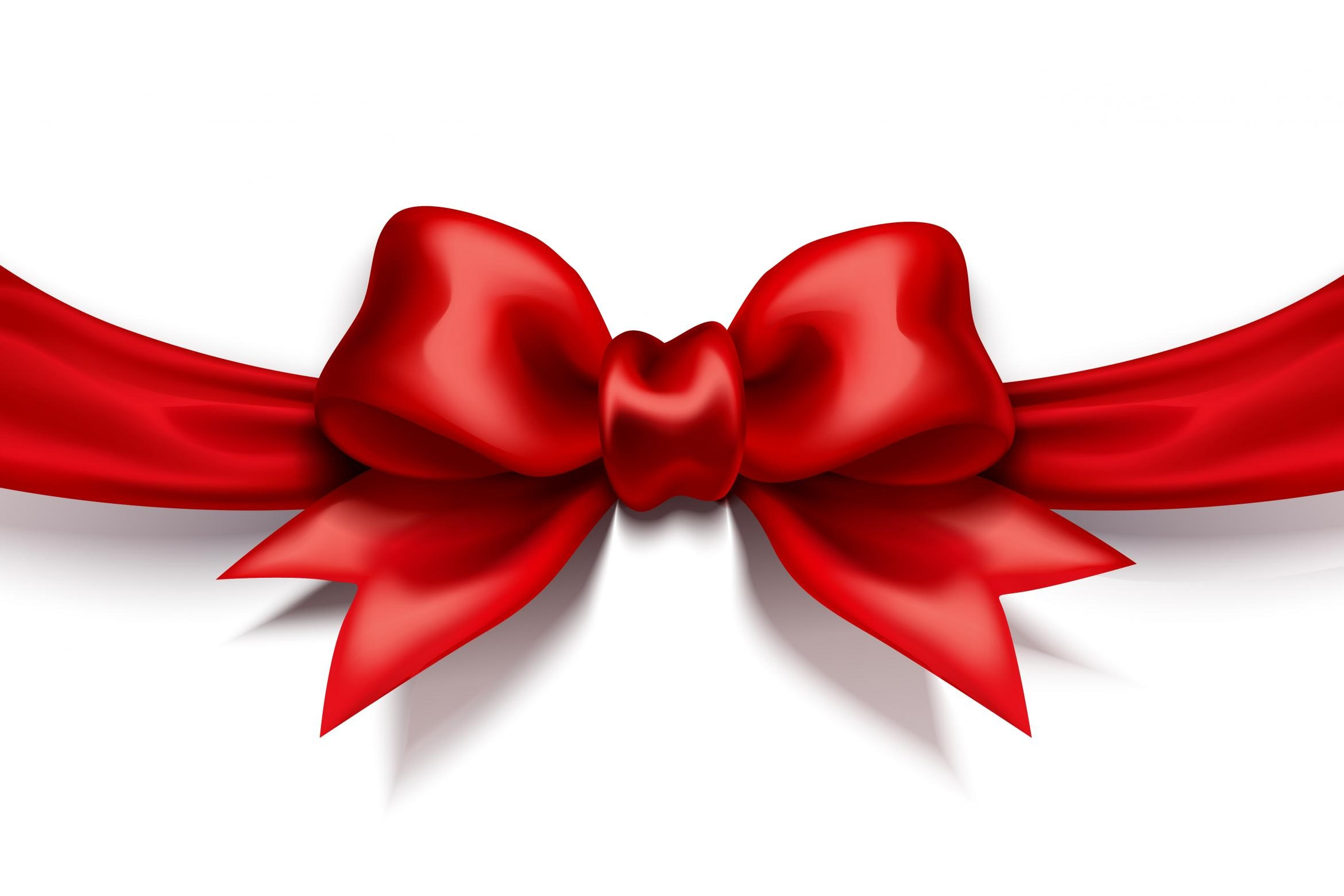 Red ribbon bow, a Decorative Illustration by TotallypicRF | Creative Market